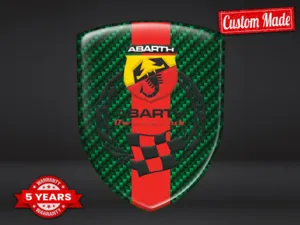 Fiat Abarth Personalized Logo Stickers Stylish Customizable Sturdy